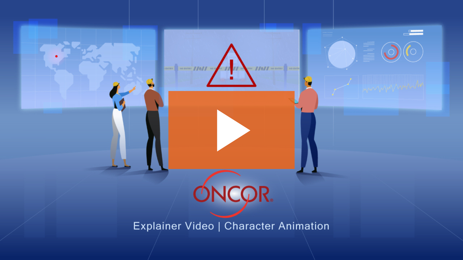 oncor animated corporate explainer video