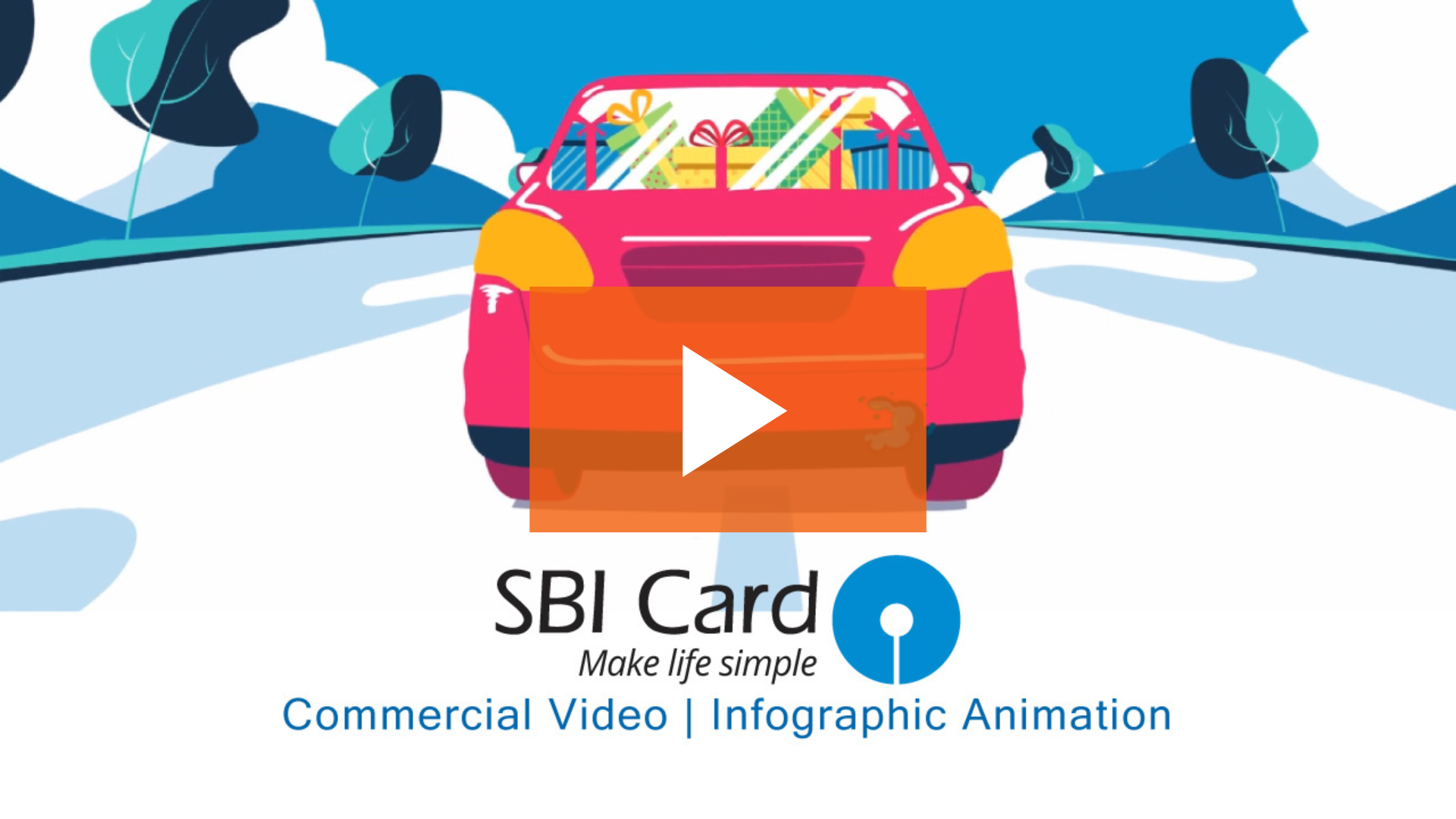 sbi card animated product commercial video